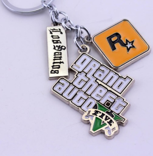 Брелок GTA V 5 Grand Theft Auto в подарок.