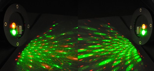 PROJEKTOR LASEROWY Ruchomy RG 24w1 ŚWIĄTECZNY GWIAZDY 24 WZORY RED GREEN