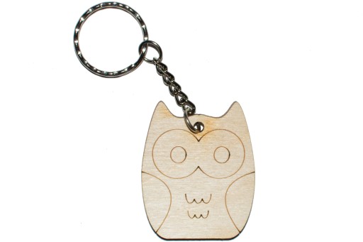 Брелок для ключей Owl II Фанера - брелок для ключей A758