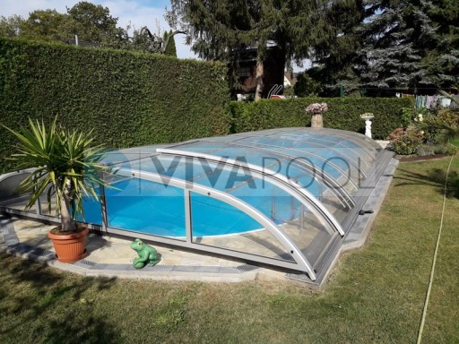 ZADASZENIE basenowe Elegant 9,68x4,22x0,85 niskie