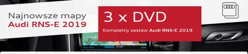 НАВИГАЦИОННАЯ КАРТА 3xDVD AUDI RNS-E 2019 A4 B6 B7 A3