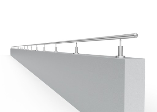 Balustrada balkonowa barierka ze stali nierdzewnej długość 1 m