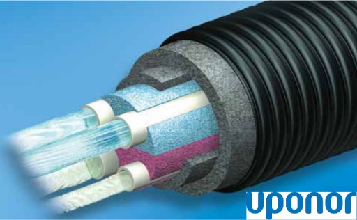 Труба предизолированная Quattro 2х32+32+25 UPONOR