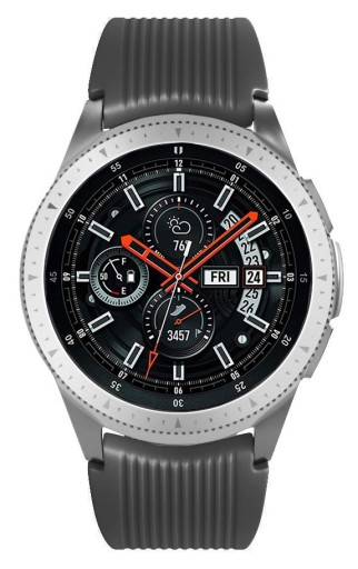 Серый темный ремешок для Samsung Galaxy Watch 46 мм