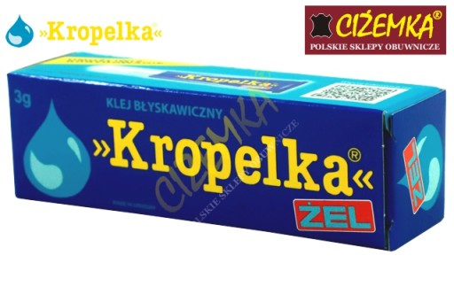 3x KROPELKA ŻEL KLEJ BŁYSKAWICZNY DREWNA BUTÓW 3g