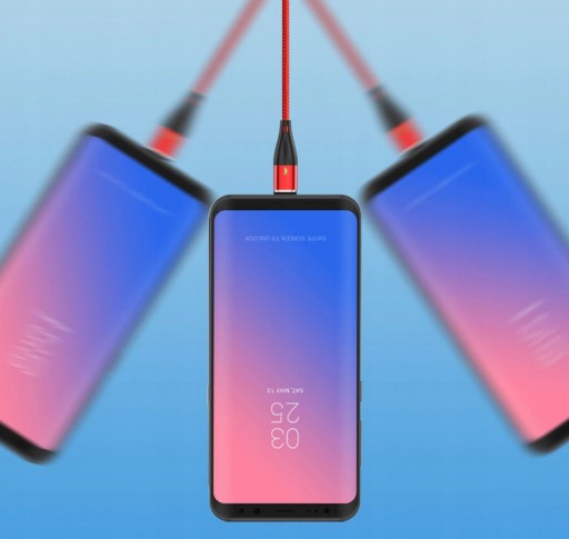 Магнитный кабель USB C TOPK, 3 метра
