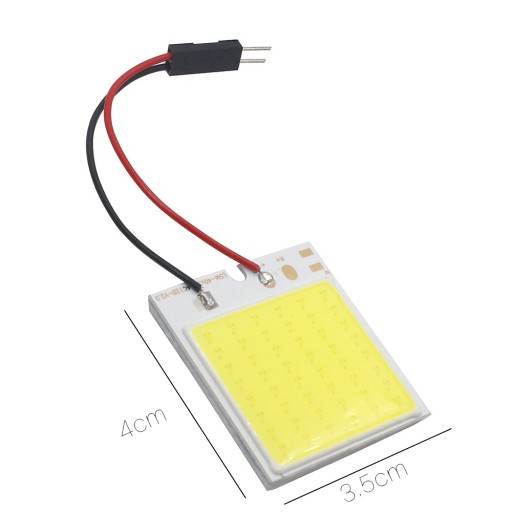 ПАНЕЛЬНЫЙ СВЕТОДИОДНЫЙ МОДУЛЬ COB 48 CHIP W5W C5W C10W T4W 40x35