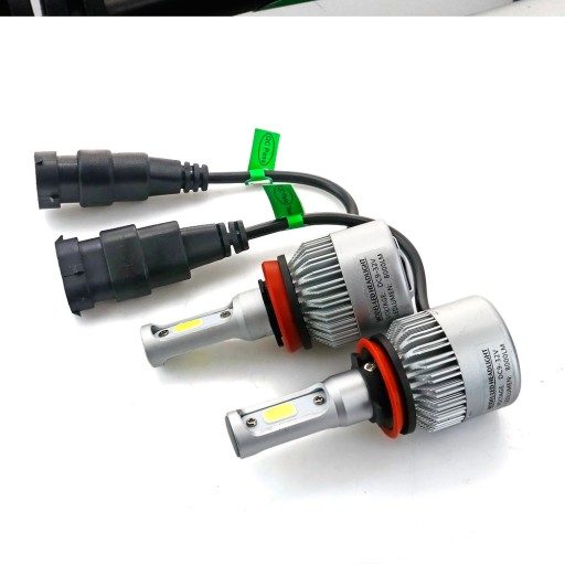 ЛАМПОЧКИ 2шт H11 LED COB 8000лм 16000лм 72Вт CANBUS
