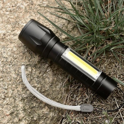 НАБОР USB-ВЕЛОСИПЕДНЫХ ФОНАРЕЙ ПЕРЕДНИЙ ЗАДНИЙ COB + CREE