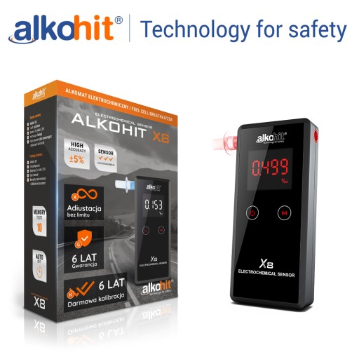 ЭЛЕКТРОХИМИЧЕСКИЙ алкотестер ALKOHIT X8 Персональные автомобили
