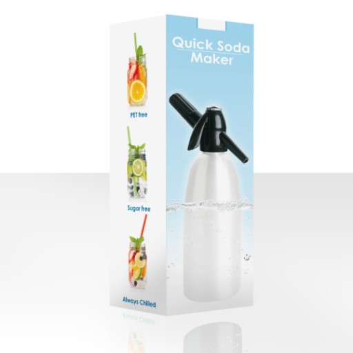 SYFON DO WODY SODOWEJ 1L SATURATOR szary WKŁADY