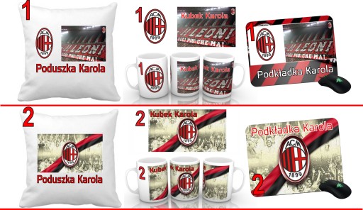 НАБОР AC MILAN ПОДУШКА+КРУЖКА+ПОД+ИМЯ