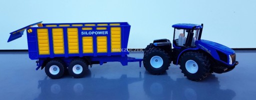 SIKU 1947 NEW HOLLAND ТРАКТОР + ПРИЦЕП 1:50