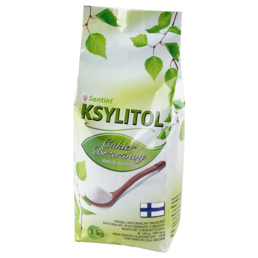 Ксилит, сахар березовый - упаковка 16*1кг - Сантини