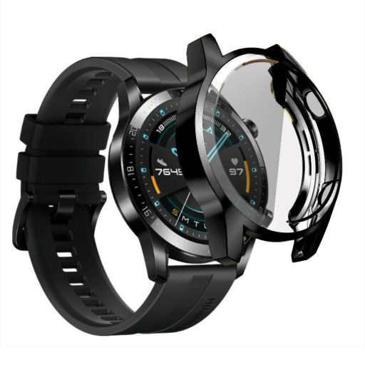 МЕТАЛЛИЧЕСКИЙ СИЛИКОНОВЫЙ КОРПУС ДЛЯ HUAWEI WATCH GT 2