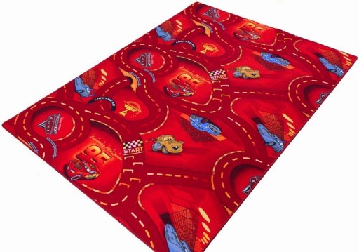 DYWAN DISNEY CARS DROGI MATA AUTA 200x250 kolory