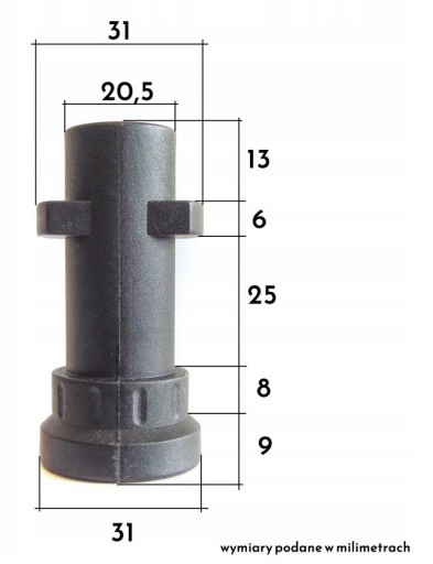 REDUKCJA BAYONET DO KARCHER SERIA K HD HDS ADAPTER