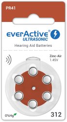Батарейки для слуховых аппаратов EverActive 312 60 шт.