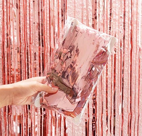 Штора декоративная ROSE GOLD розовое золото занавеска