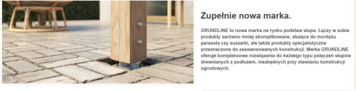 PRZYKRĘCANA PODSTAWA SŁUPA PSOL 91x71mm ŁĄCZENIE