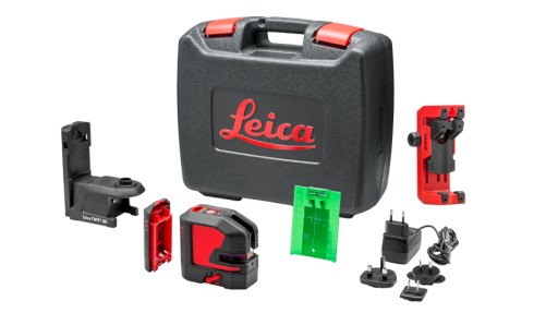 Крестообразный лазер Leica Lino L2P5G — зеленый луч