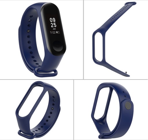 РЕМЕШОК XIAOMI MI BAND 3 4 ШТ. + ФОЛЬГА ДЛЯ ЖК-дисплея
