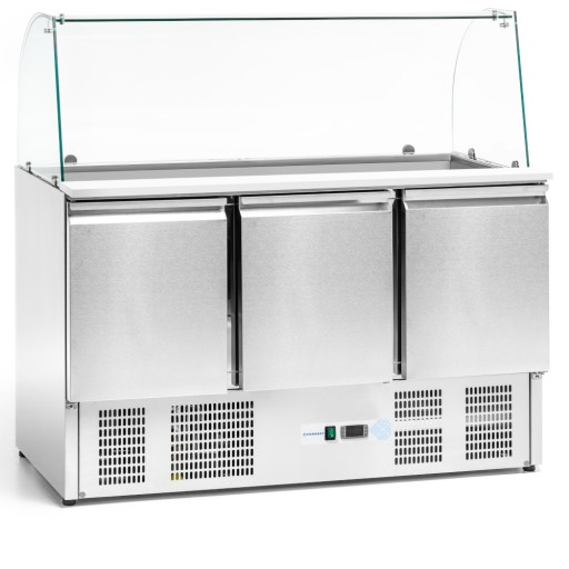 FORGAST STÓŁ CHŁODNICZY SAŁATKOWY 3-DRZWI FG07104