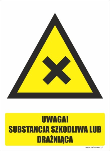 Tablica SUBSTANCJA SZKODZLIWA znak