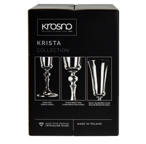 KROSNO Krista Бокалы для игристого шампанского 150мл