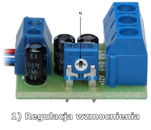 РЕГУЛИРУЕМЫЙ АУДИОМОДУЛЬ MP-1/R МИКРОФОН ABCV