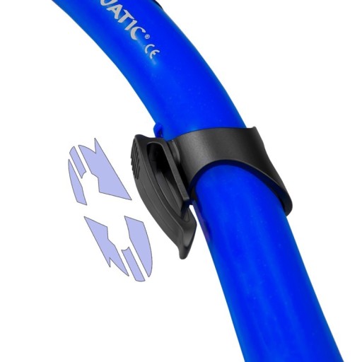 Трубка ELBA DRY AQUA SPEED ультра сухая с 2 клапанами