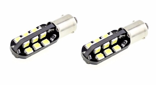 СВЕТОДИОДНАЯ ЛАМПА 24 SMD 2835 H6W BAX9S ПОЛОЖЕНИЕ CANBUS
