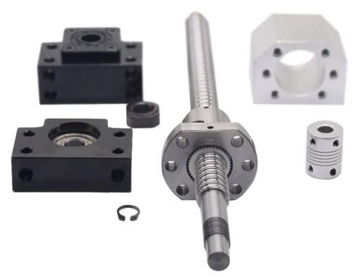 ŚRUBA KULOWA 1500mm 1605 NAKRETKA + BK12/BF12 CNC