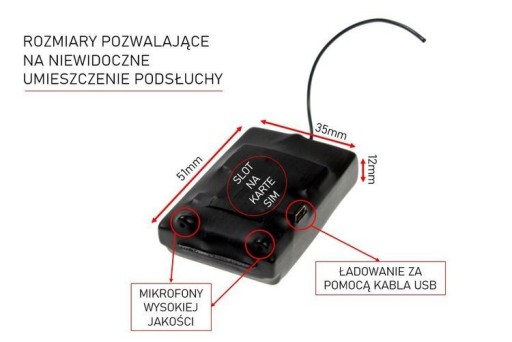 Профессиональный мини GSM подслушивающий микрофон 2 микрофона