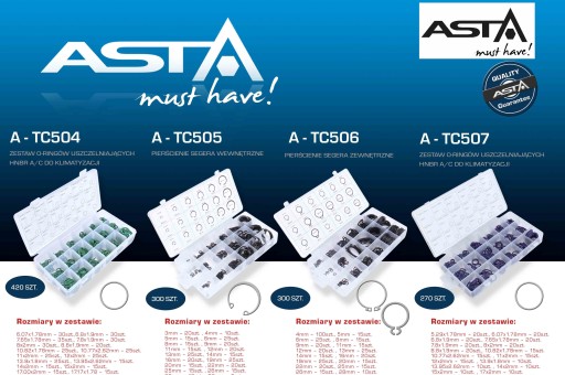A-TC503 МЕДНЫЕ ШАЙБЫ 150 ШТ ASTA