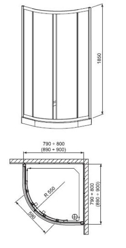 РОЛИКЫ кабины Lazuro AQUAFORM SHOWER STAR