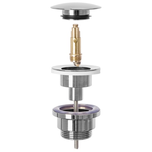 Сифон для умывальника Click-Clack Universal Chrome