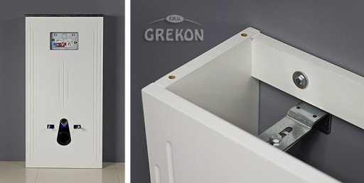 FOKUS zabudowa stelaża wc Geberit antyczne drewno