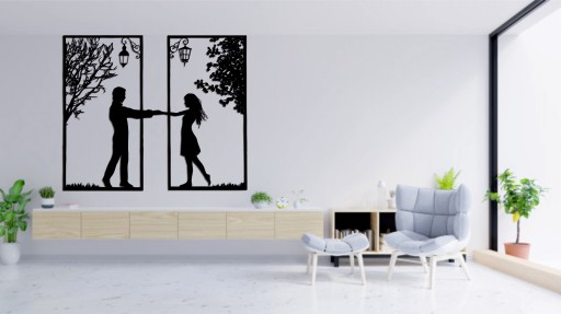 AŻUROWY OBRAZ PANEL DYPTYK 150CM! XXL! 17 KOLORÓW!