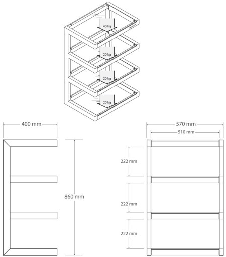 АУДИО RTV СТОЛ МЕБЕЛЬ NORSTONE ESSE HIFI