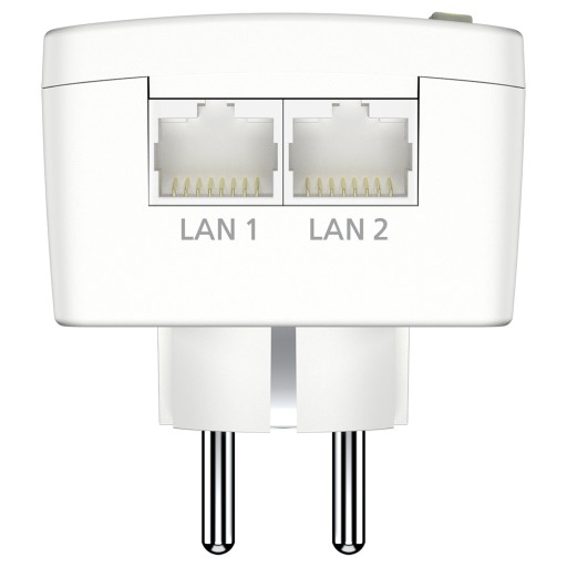 FRITZ!Powerline 1220 одиночный адаптер ПЛК, 2x Gigabit LAN