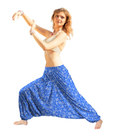 Брюки INDIAN salwar синяя бандана PL