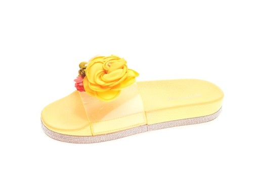 MODNE KLAPKI DAMSKIE SE-9622 Yellow r.37