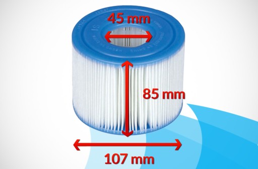 4 фильтра X Filter S1 Фильтрующая вставка для насоса для джакузи INTEX 29001