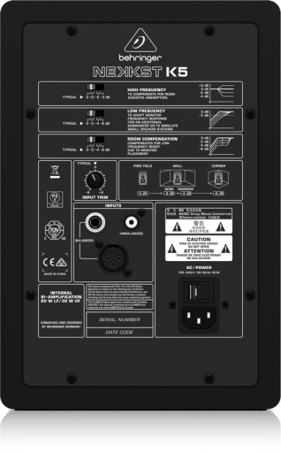 Активный студийный монитор Behringer K5 5 дюймов.