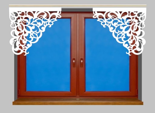 Ażur dekor narożny panel 60*60 cm 5 warstw wzór N1