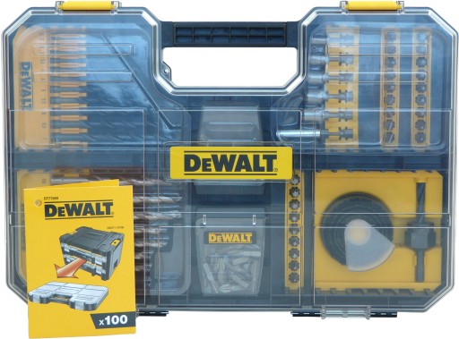 DEWALT DT71569 СВЕРЛА КОРОНОЧНЫЕ ПИЛА НАБОР 100 шт.