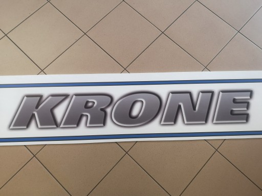Брызговик прицепа KRONE, белый