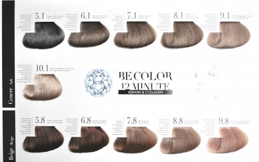 BE COLOR КРАСКА ДЛЯ ПАРИКМАХЕРСКИХ 100мл БЕЗ АММИАКА