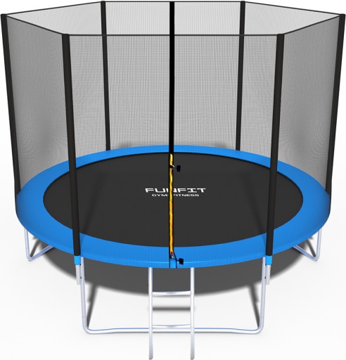 TRAMPOLINA OGRODOWA 312CM Z SIATKĄ DRABINKA FUNFIT